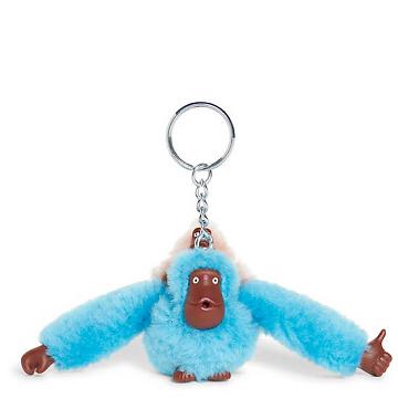 Kipling Mom And Baby Klassieke Monkey Keychain Accessoires Blauw | BE 1942YX